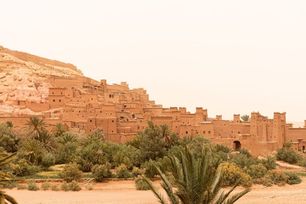Earthen buildings of Aït Ben Haddou in Morocco