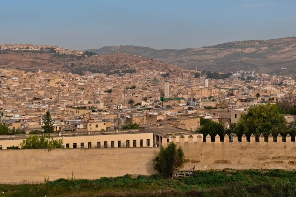 Panoramic view of the historic city of Fes